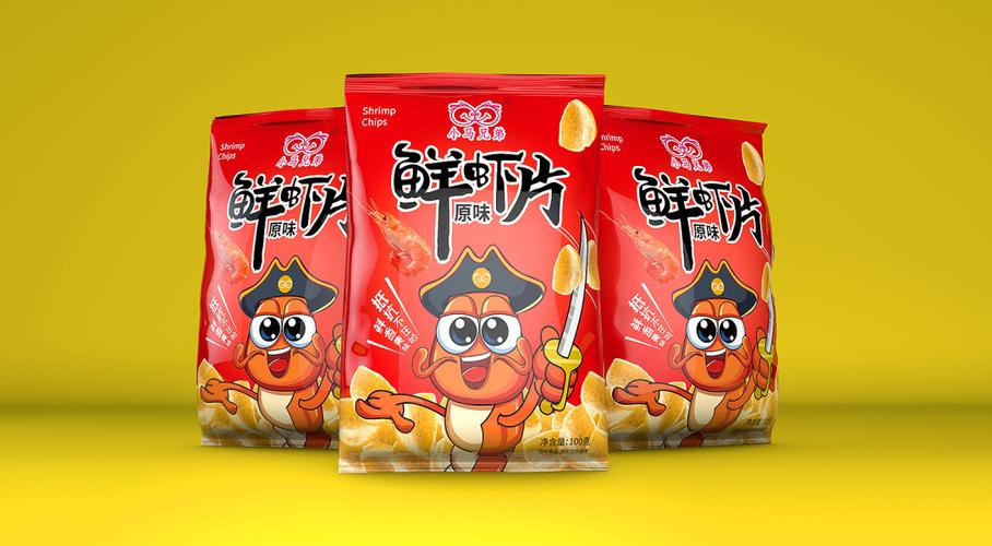 小马兄弟虾条虾片系列 包装设计升级如何撬动销量显著增长