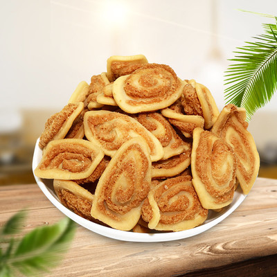 湾仔番麦 猫耳酥休闲食品特产零食小吃好吃的酥脆香甜猫耳朵500g